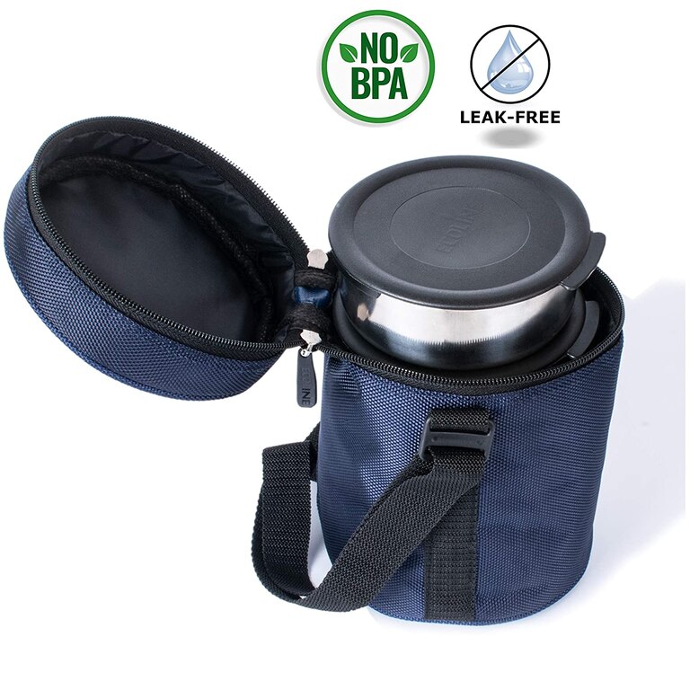 Ecoline Lunch Box Stainless Steel V4 Blue